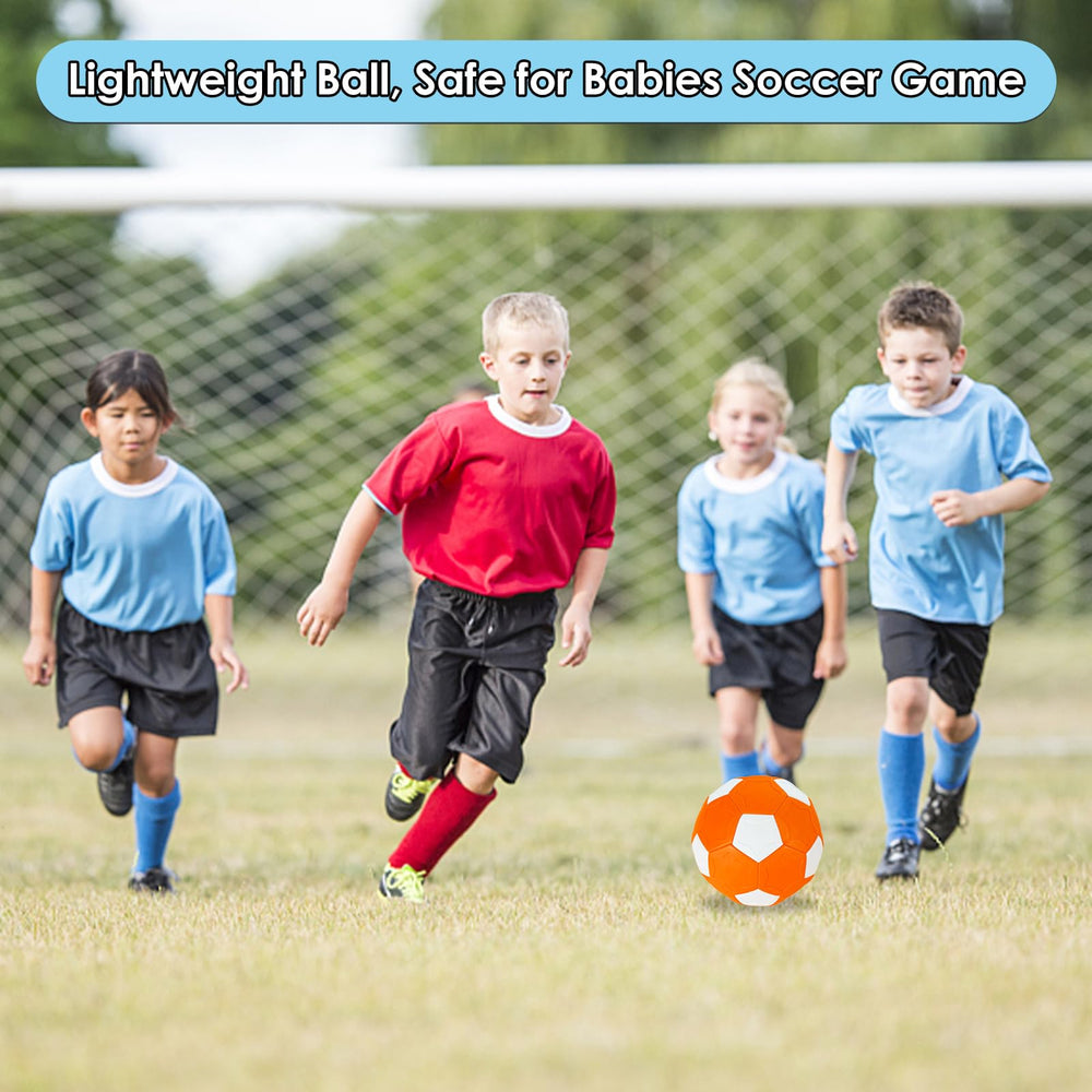 Smartwo Curve ball with soft surface supports gentle kicks during indoor or backyard games