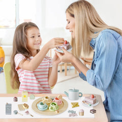 Smartwo wooden coasters add stability and decorative charm during tea parties