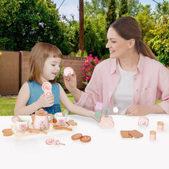 Smartwo wooden lemon slices enhance sensory play and sharing