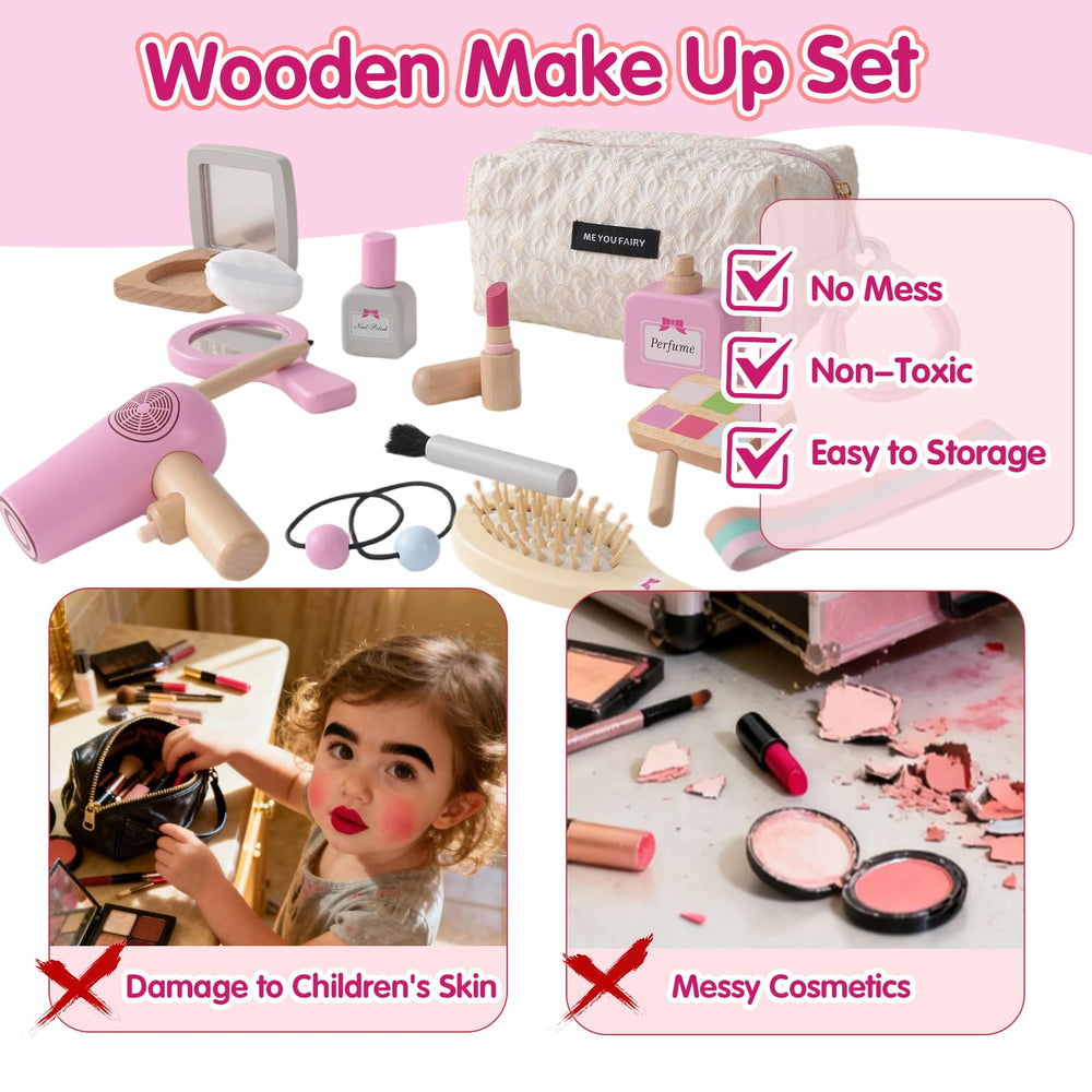 Smartwo wooden makeup set eyeshadow palette close-up for color exploration