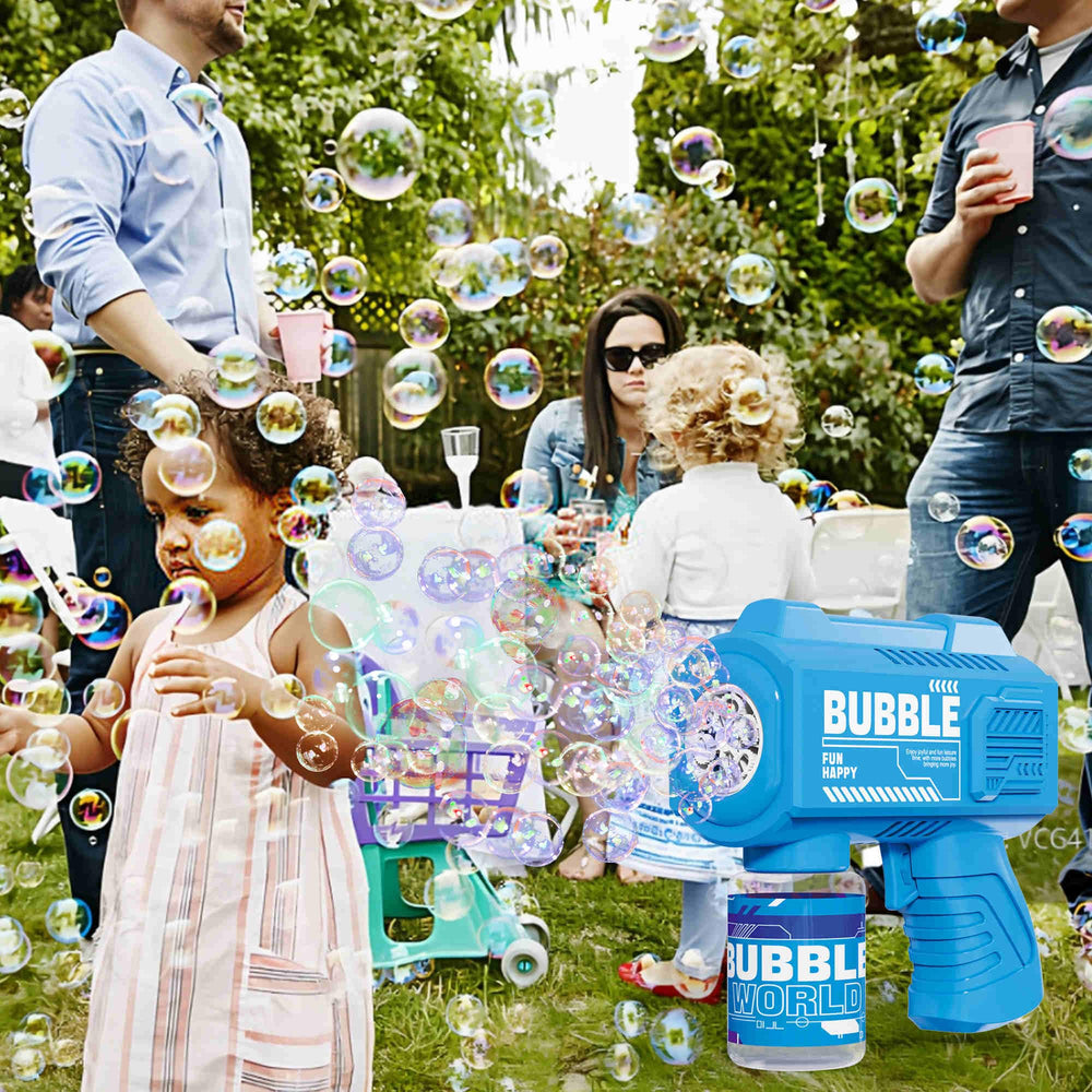 SmartYeen portable bubble gun for on-the-go play.