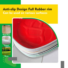 SmartYeen stepping stones textured surface helps toddlers grip during activity.