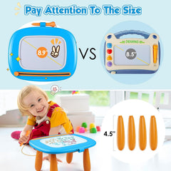 Smasiagon magnetic drawing board colors zone display with four vivid colors for engaging drawings