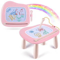 Smasiagon magnetic drawing board pink for creative toddler play