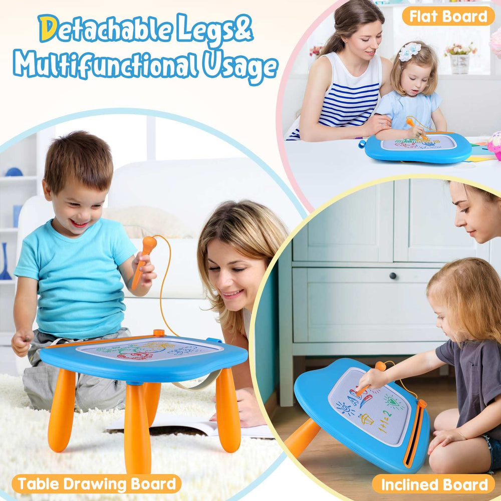 Smasiagon travel-friendly toddler toy reduces mess during travel.