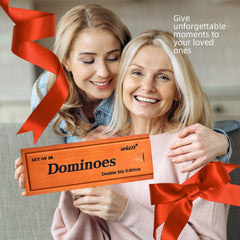 Tiles shuffled and drawn before play to ensure fair starts with Smilejoy dominos