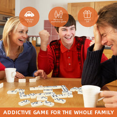 Smilejoy dominos ideal for 2 to 4 players during casual sessions