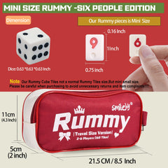 Smilejoy Mini Rummy Cube playing racks organize tiles for easy planning.