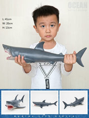 SmilerSmile shark cake topper and toy for kid's cake decoration
