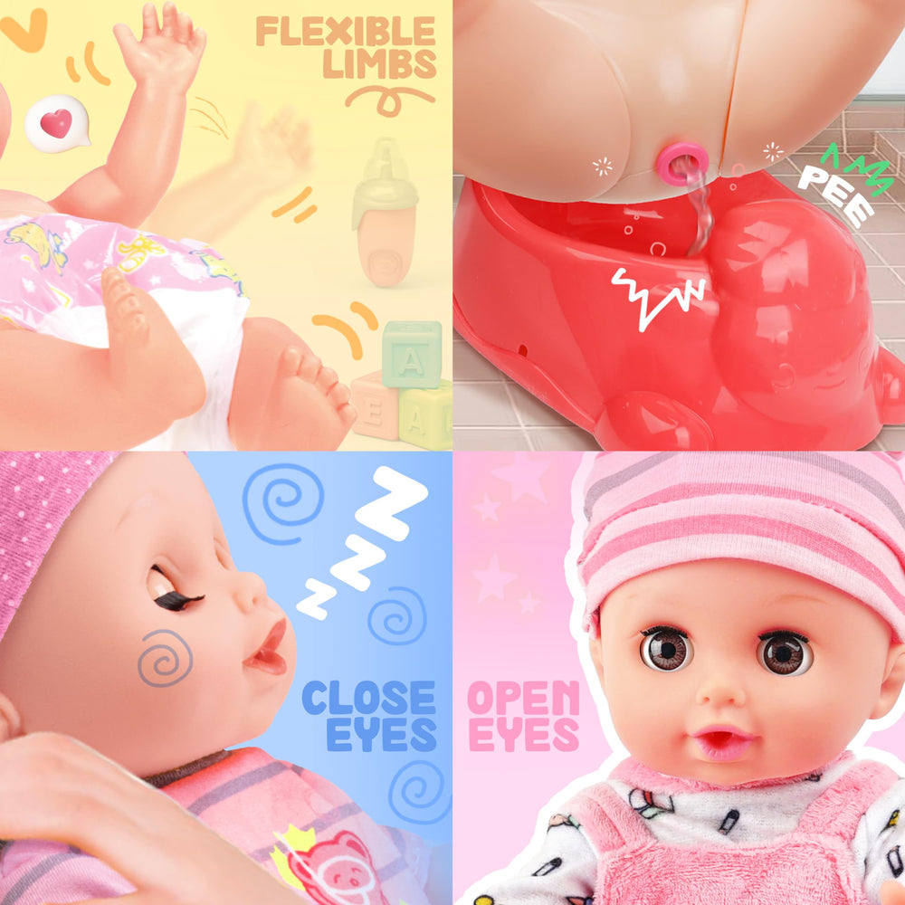 SMILESSKIDDO baby bottle pacifier set highlights feeding role-play scenarios