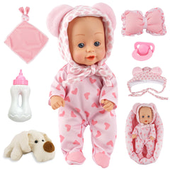 SMILESSKIDDO baby doll bed for nurturing play and comfy naps