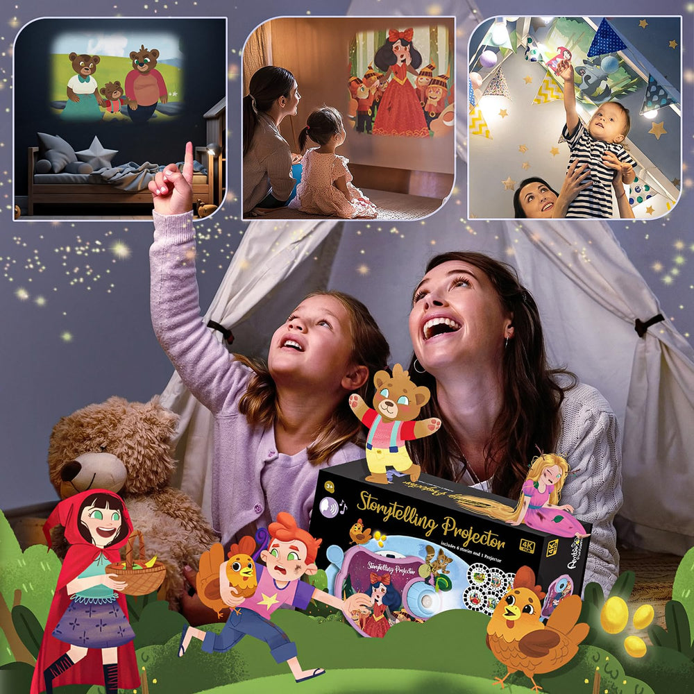 SMILESSKIDDO book projector portable cordless design fits in bags for trips