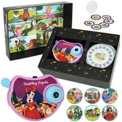 SMILESSKIDDO book projector six tale discs illuminate bedtime adventures