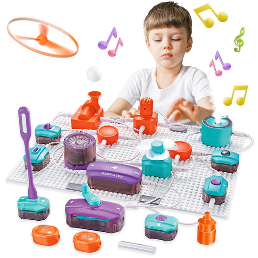 SMILESSKIDDO circuit board setup for kids promotes hands-on learning