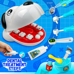 SmilessKiddo tools tray for neat organization during pretend visits.