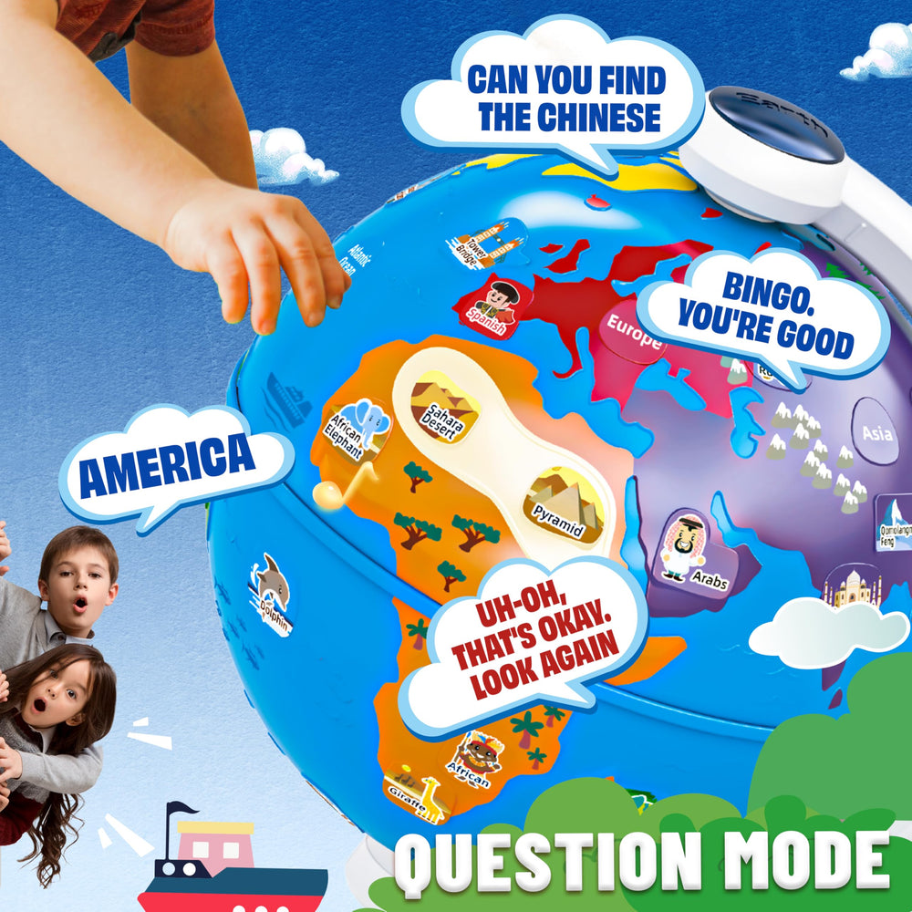 SMILESSKIDDO Globe arrives gift-ready for kids' holidays.