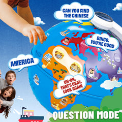 SMILESSKIDDO Globe arrives gift-ready for kids' holidays.