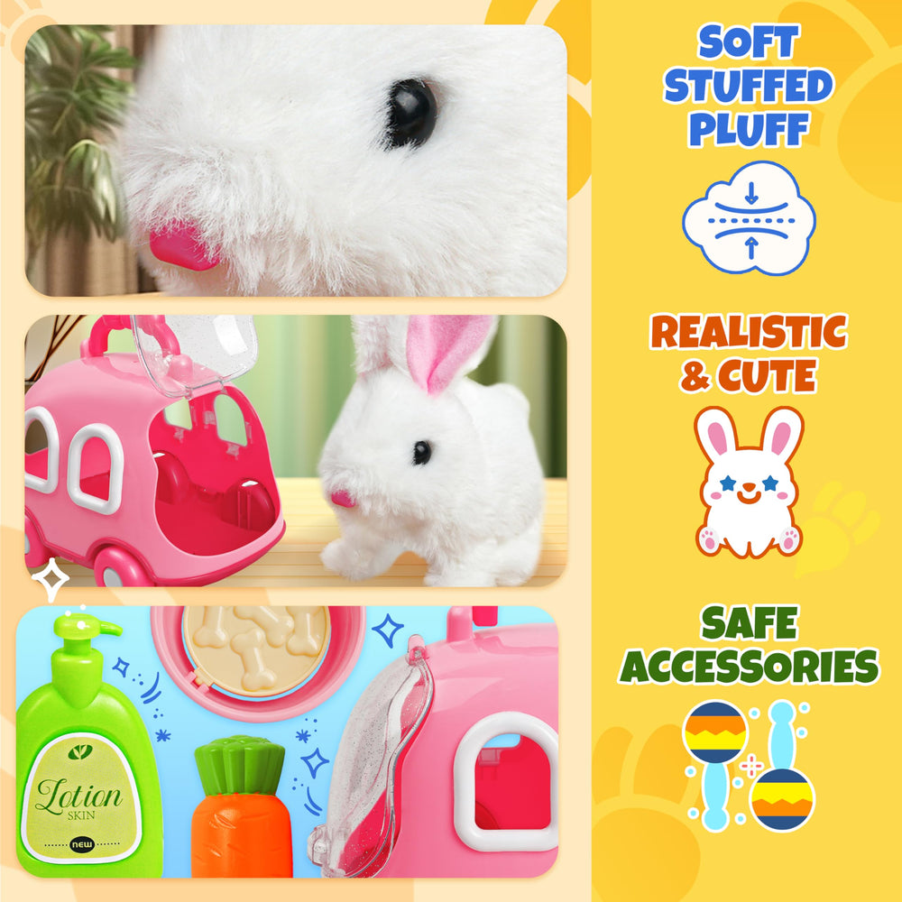 SMILESSKIDDO portable rabbit cage allows play on the go.