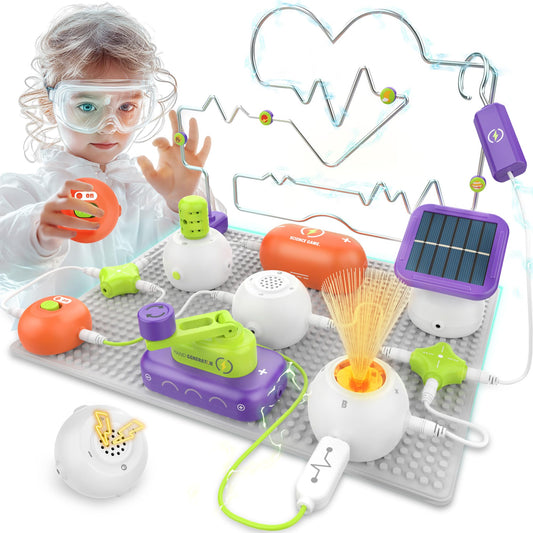 SMILESSKIDDO science kits overview image showing a hands-on STEM setup for kids