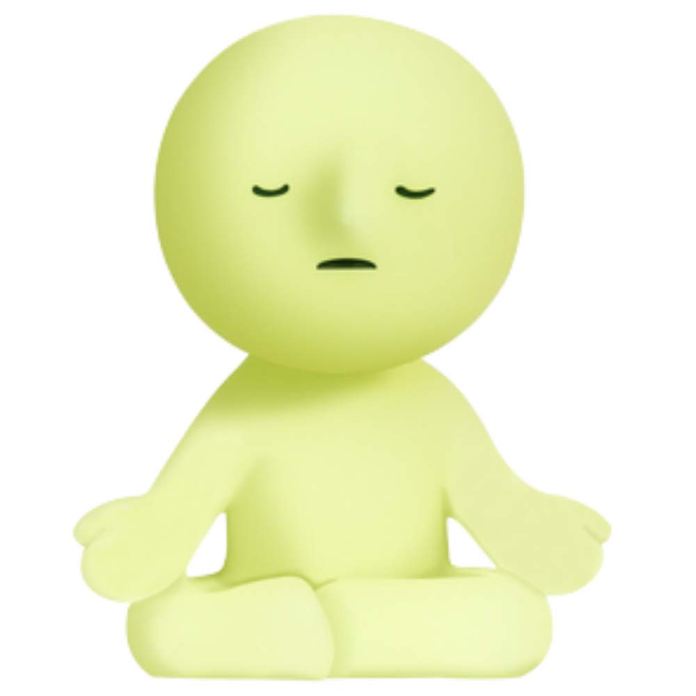 Smiski Dreams spinal twist glow figure adds playful mood to desks