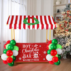 SmoothNovelty winter party setup photo booth corner enhances holiday memories.