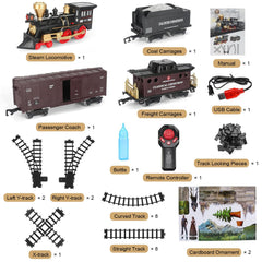 SNACKTANT Christmas tree train around for festive decor and play
