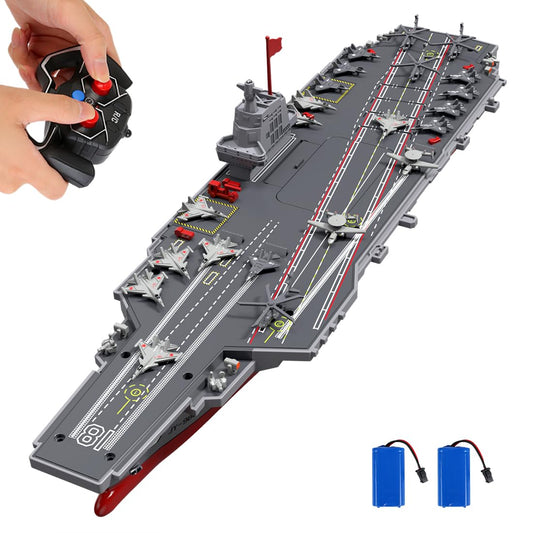 SNACKTANT RC Boats warship in action for hours of imaginative play.