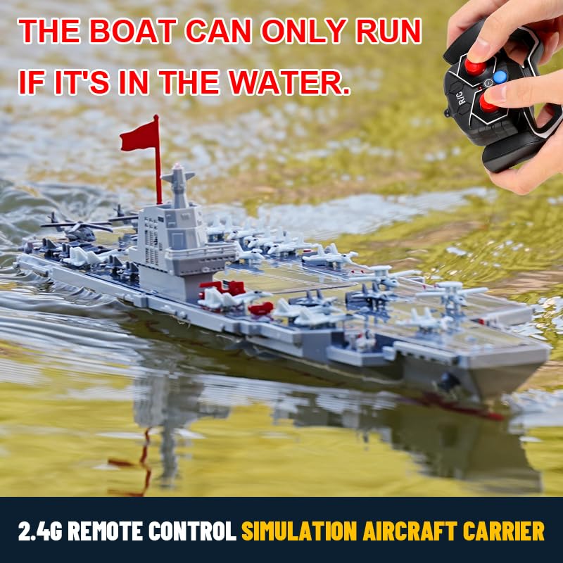 SNACKTANT RC Boats water-detection feature ensures safe operation.