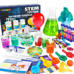 SNAEN 220+ lab experiments kit box open for hands-on learning.