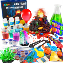SNAEN 240+ lab experiments volcano image shows eruptive science for curious kids.