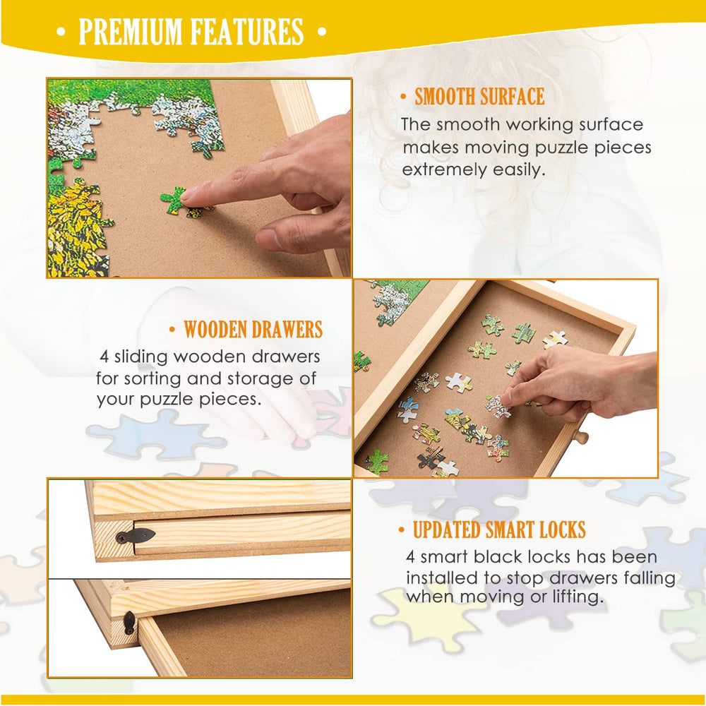 Snail board includes magnetic drawers to secure pieces during movement