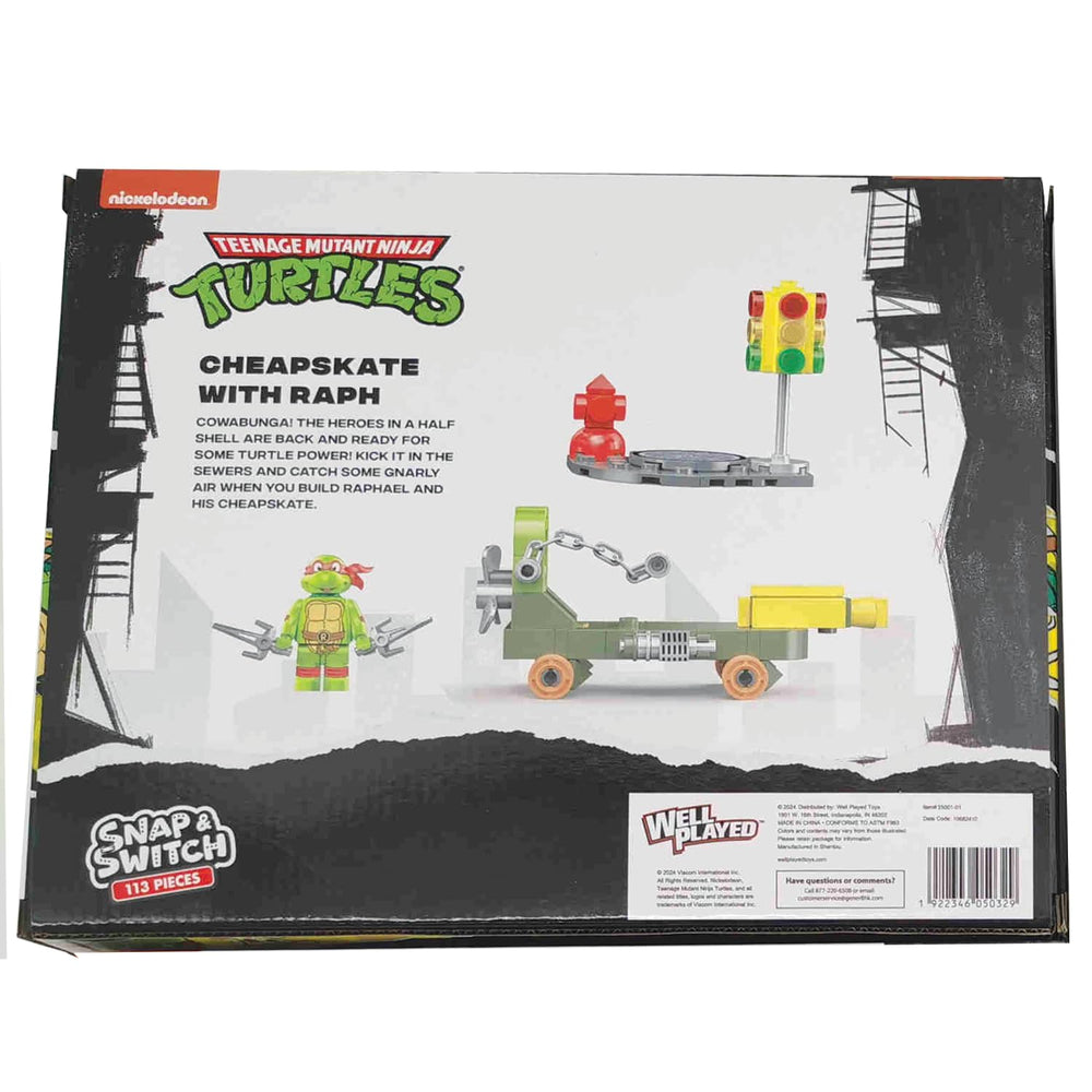 Snap & Switch Teenage Mutant Ninja Turtles playset sparks imaginative storytelling.
