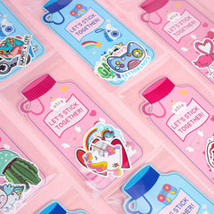 SnapBlox valentines stickers pack adds color and fun for kids' exchanges.