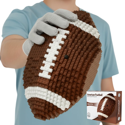 Snaptor Football 3D Building Set cover image highlights engaging teen construction and STEM play