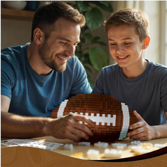 Snaptor Football 3D Building Set gift-ready packaging conveys education and sport