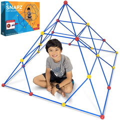 SNAPZ fort builder kit: kids building indoors for imaginative play