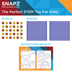 SNAPZ pyramid fort design ready for blankets and sheets
