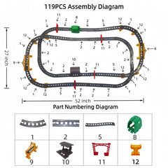 Snazzikid easy-assembly layout supports fine motor practice.