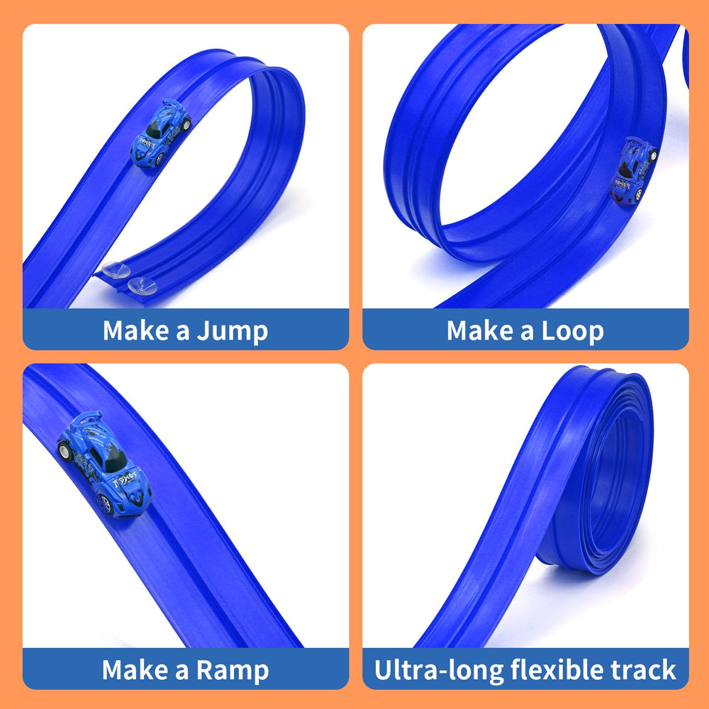 Snidov suction cups gripping a smooth surface during racing.
