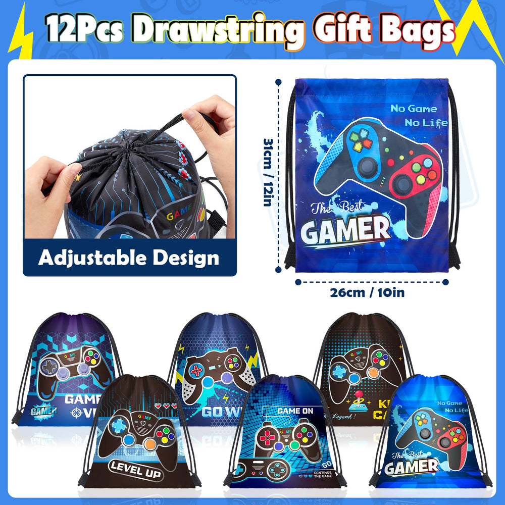 SNLN glow-in-the-dark gamer tattoos add fun flair to party favors.