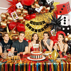 SNLN large poker cards ideal for casino party photo ops.