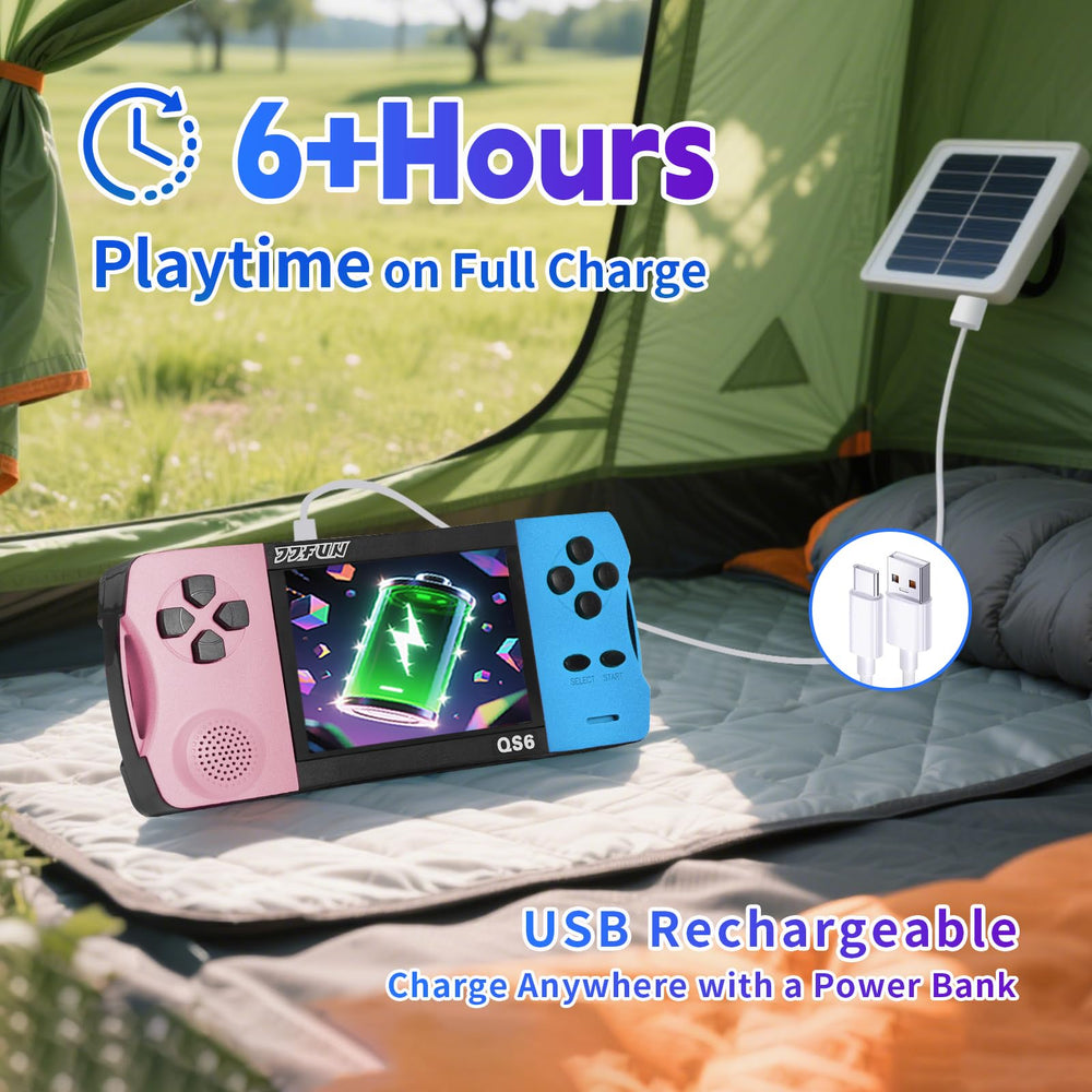 SNONBROS rechargeable 1800mAh battery powers hours of play
