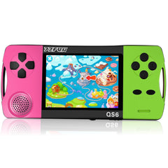 SNONBROS RoseGreen handheld console front view with 3.5-inch display for offline play