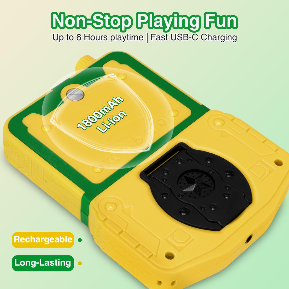 SNONBROS one-key mute function creates quiet play in public spaces.