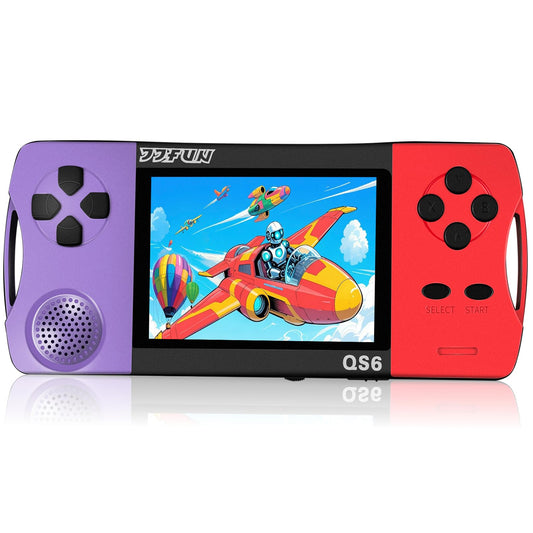 SNONBROS retro handheld front view, compact travel-ready design for kids.