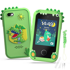 SnowCinda kids smart phone front view with vibrant 2.8-inch touchscreen for safe play.