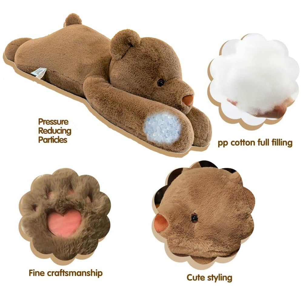 SNOWOLF 40-inch bear snuggle for kids and adults seeking comfort