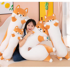 SNOWOLF corgi long body pillow provides versatile support