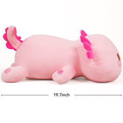 SNOWOLF pink axolotl plush decor cozy corners or gifts.