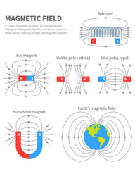 Sntieecr Labs Junior Magnetism Set U-shape magnet demonstrates magnetic field ideas.